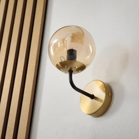 Brilagi - MALIVA fali lámpa 1xE14/15W/230V aranyszínű