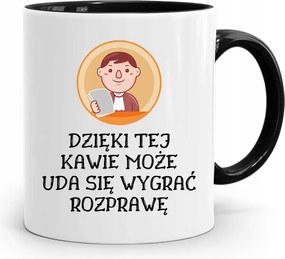 Fekete Bögre Ügyvédnek Mr. Mecenas fényképes nyomattal