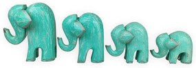 GAYAH türkiz elefánt szobor M
