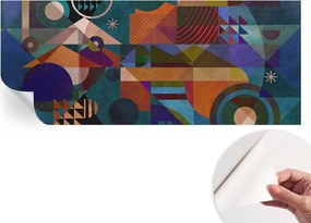 Öntapadós tapéta Fali furnér 3D Geometrikus művészet 250x104 cm