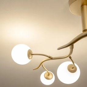 Brilagi - LED Felületre szerelhető csillár MISTEL 6xG9/3W/230V arany/fehér