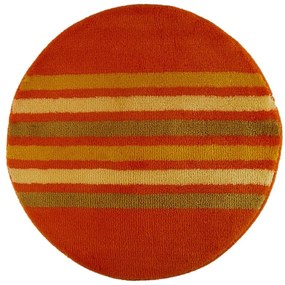 Fürdőszoba-szőnyeg RAGUSA Narancssárga - Narancssárga / Kör Ø 90 cm