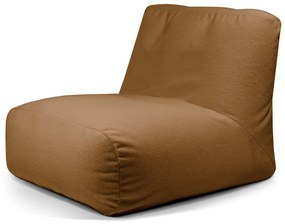 Barna buklé babzsákfotel Tube 100 – SLOWDOWN