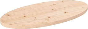 vidaXL tömör fenyőfa asztallap 70 x 35 x 2,5 cm ovális