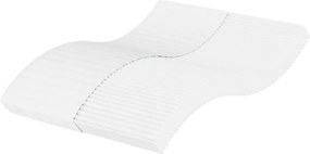vidaXL fehér H2/H3 keménységű habmatrac 120 x 200 cm