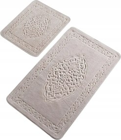 2 db-os fürdőszobaszőnyeg szett Elite bézs