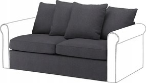 Ikea Gronlid Huzat 2-személyes kihúzható kanapéhoz, Sporda sötétszürke