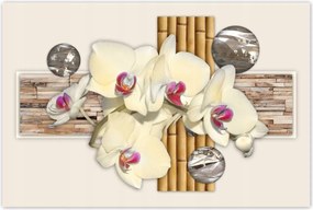 Poszterek 120x80 Virágmintás bambusz