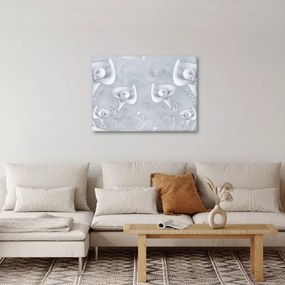 Kép - gyöngy virágok (70x50 cm)