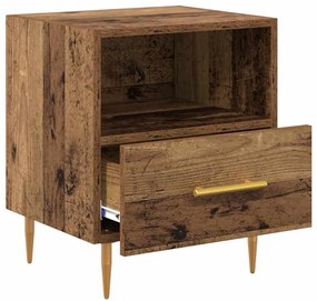 Éjjeli asztal fiókkal Barna 40 x 35 x 47.5 cm Faanyag