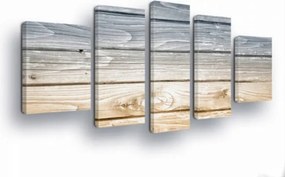 Vászonkép 170x100 moduláris polisztirol szürke bézs fa természet stílus skand