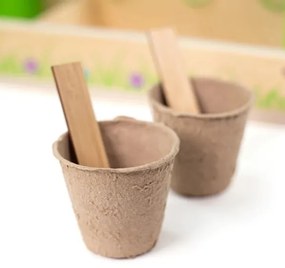 Bigjigs Toys - Kertészeti készlet egy ládában