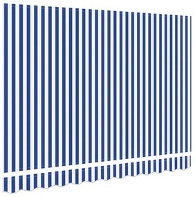 Napellenző csereanyag 3.5m x 2m kerethez Kék és Fehér