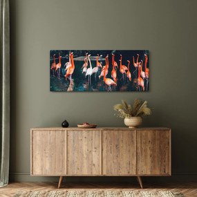 Flamingók csordája (120x50 cm)
