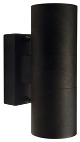 NORDLUX Tin kültéri fali lámpa, fekete, GU10, max. 2X35W, 21279903
