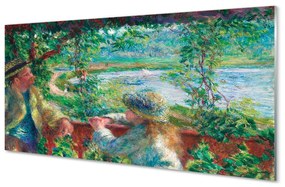 Akrilkép Art találkozó a tónál 125x50 cm