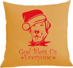 Párna párnahuzat Vicces karácsonyi kutya