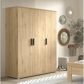 Natúr színű gyerek ruhásszekrény 150x199x59 cm Sam – Vipack