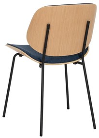 Sötétkék étkezőszék szett 2 db-os Elio – Ixia