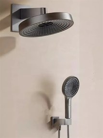 Zuhanyrendszer ELITE EDITION BCS1698 termosztáttal, LED-világítással, forgatható kifolyóval, több színben — Króm