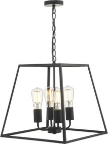 DAR LIGHTING ACA8622 ACADEMY Klasszikus Függesztett Lámpa Fekete E27 IP20