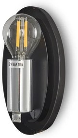 Maytoni MOD306WL-01CH - Fali lámpa MABELL 1xE14/40W/230V fényezett króm