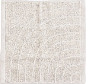 Világosszürke frottír pamut törölköző 30x30 cm Time – Zone