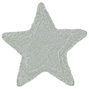 Pamut gyerek párna 54x54 cm Stella Blue Sage – Lorena Canals