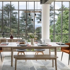 Atmosphera - Csillár zsinóron JAKE 5xE27/40W/230V fenyő