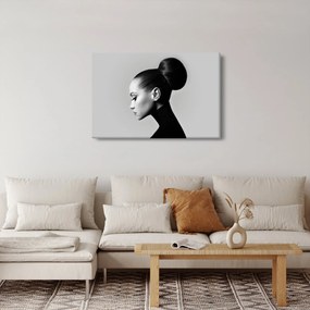Kép - Egy gyönyörű nő profilja (90x60 cm)