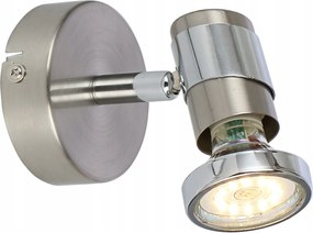 Emina fali lámpa 1 lángos szatén/króm 827611-07