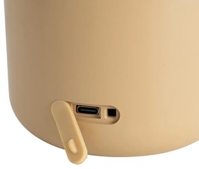 2 db-os kültéri asztali lámpa szett arany fehérrel, újratölthető LED-del - Haard