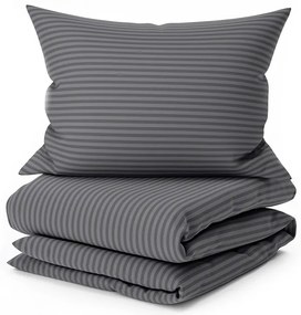 Alterna szürke pamut ágyneműhuzat