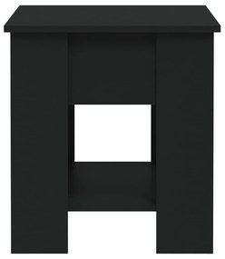 Fekete szerelt fa dohányzóasztal 101 x 49 x 52 cm