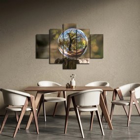 Kép - Tükröződés az üveggömbben (150x105 cm)