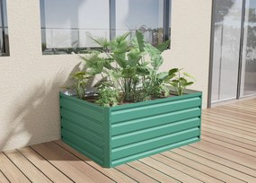 Emelt virágágyás G21 Daisy 120 x 90 x 52 cm, fém,zöld