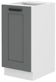 Alsó konyhaszekrény Lucid 40 D 1F BB (dustgrey + fehér). 1045540