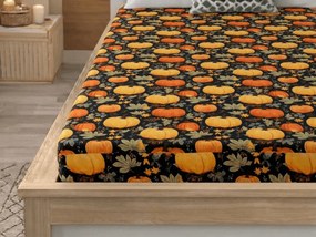 Mikroszálas lepedő ORANGE PUMPKINS színes 90x200 cm