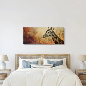 Kép - Zsiráf, festmény (120x50 cm)