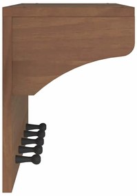 SANDNES tömör fenyőfa falra szerelt kabátállvány 87x30x42 cm