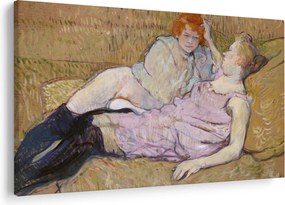Kép - Henri de Toulouse-Lautrec, The Sofa, reprodukciók (90x60 cm)
