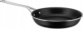 Alessi Pots &amp; Pans Serpenyő 28 cm tapadásmentes bevonattal fekete