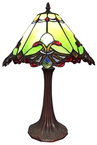 Tiffany asztali lámpa Piros Ø 31x49 cm