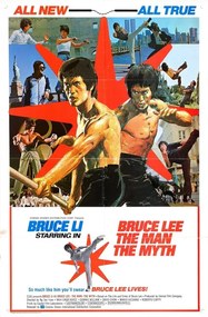 Illusztráció Bruce Lee Man Myth