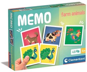 Állatos Farm memóriajáték 48 db-os Clementoni