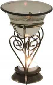 Illatos Kandalló Elegáns Vas Gyertyatartó