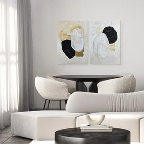 Kép szett kézzel festett részletekkel 2 db-os 50x70 cm Crystal – Styler