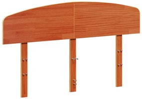 viaszbarna tömör fenyőfa fejtámla 135 cm