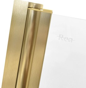 Fürdőkádparaván Rea Agat-2 100 cm BRUSH GOLD