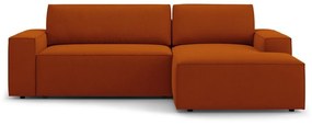 Téglavörös kinyitható sarokkanapé (jobb oldali) Jodie – Micadoni Home